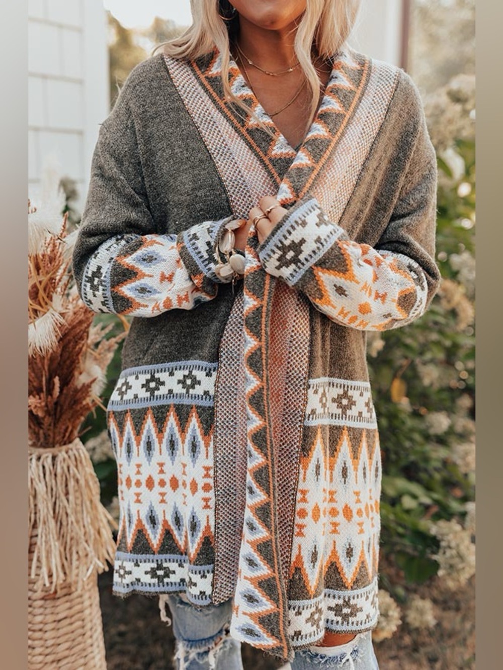 Libby kat whimsy Boho Open Front Cardigan Sweater Anthropologie free people jnby